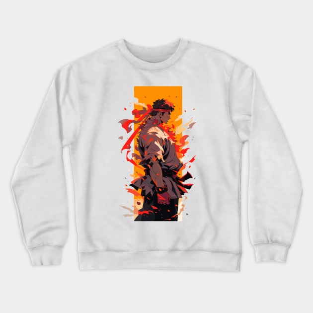 Ryu Crewneck Sweatshirt by OzzyBazooka